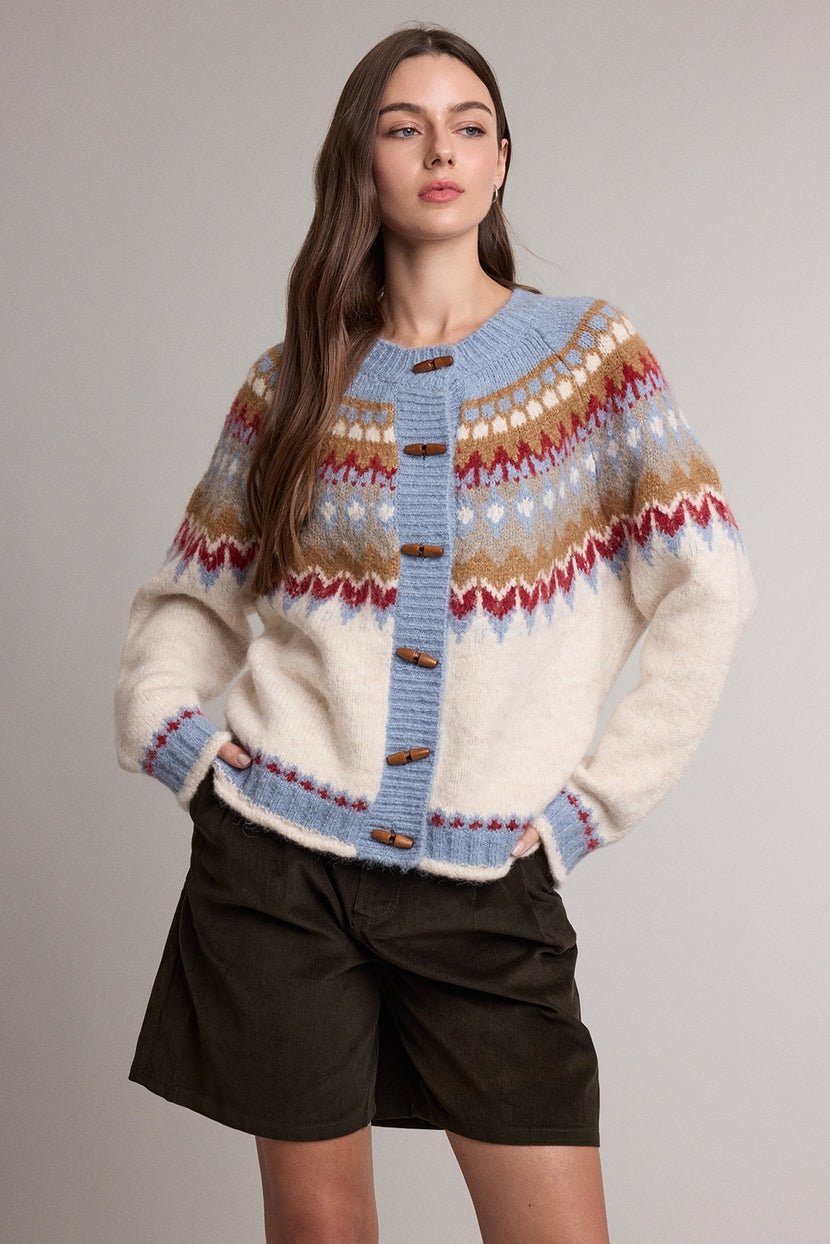 Shasta Fair Isle Cardigan - Westly
