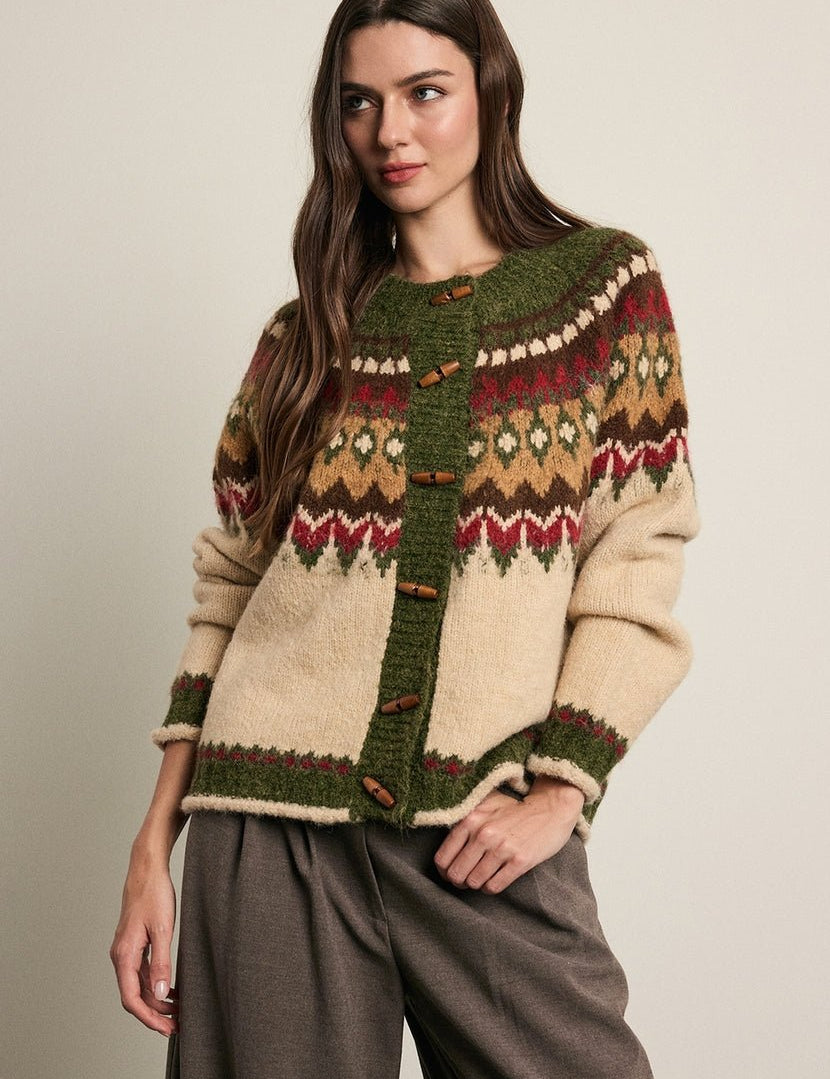 Shasta Fair Isle Cardigan - Westly