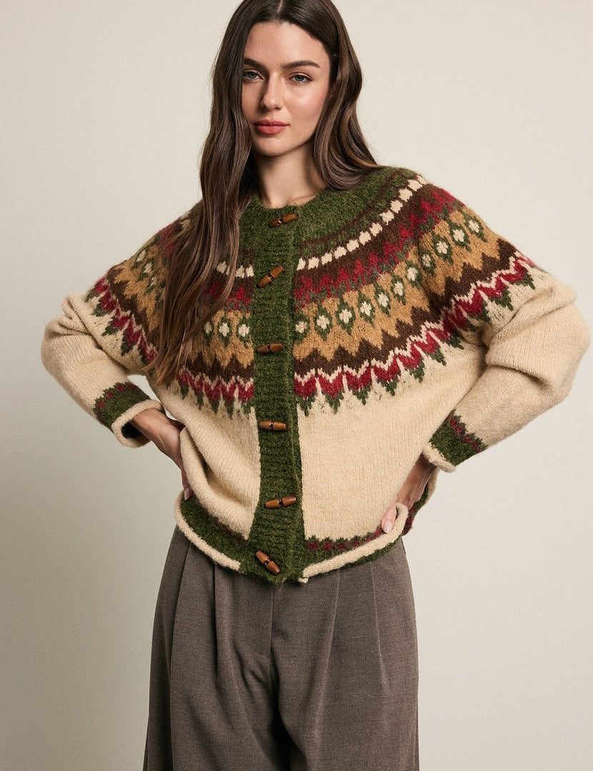 Shasta Fair Isle Cardigan - Westly