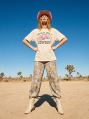 Shoulda Been A Cowboy Oversized Graphic Tee - Westly