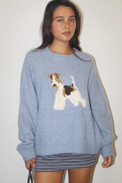 Sidekick Terrier Intarsia Sweater - Westly