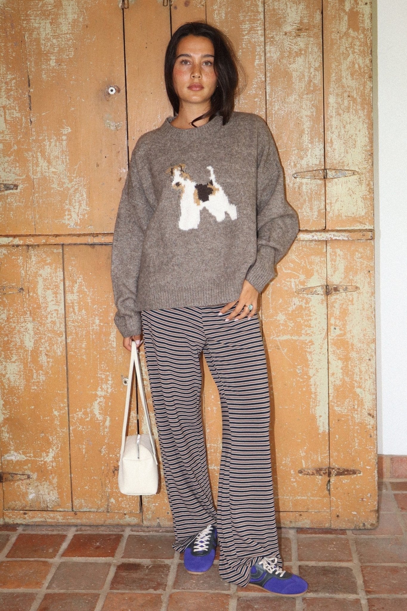 Sidekick Terrier Intarsia Sweater - Westly