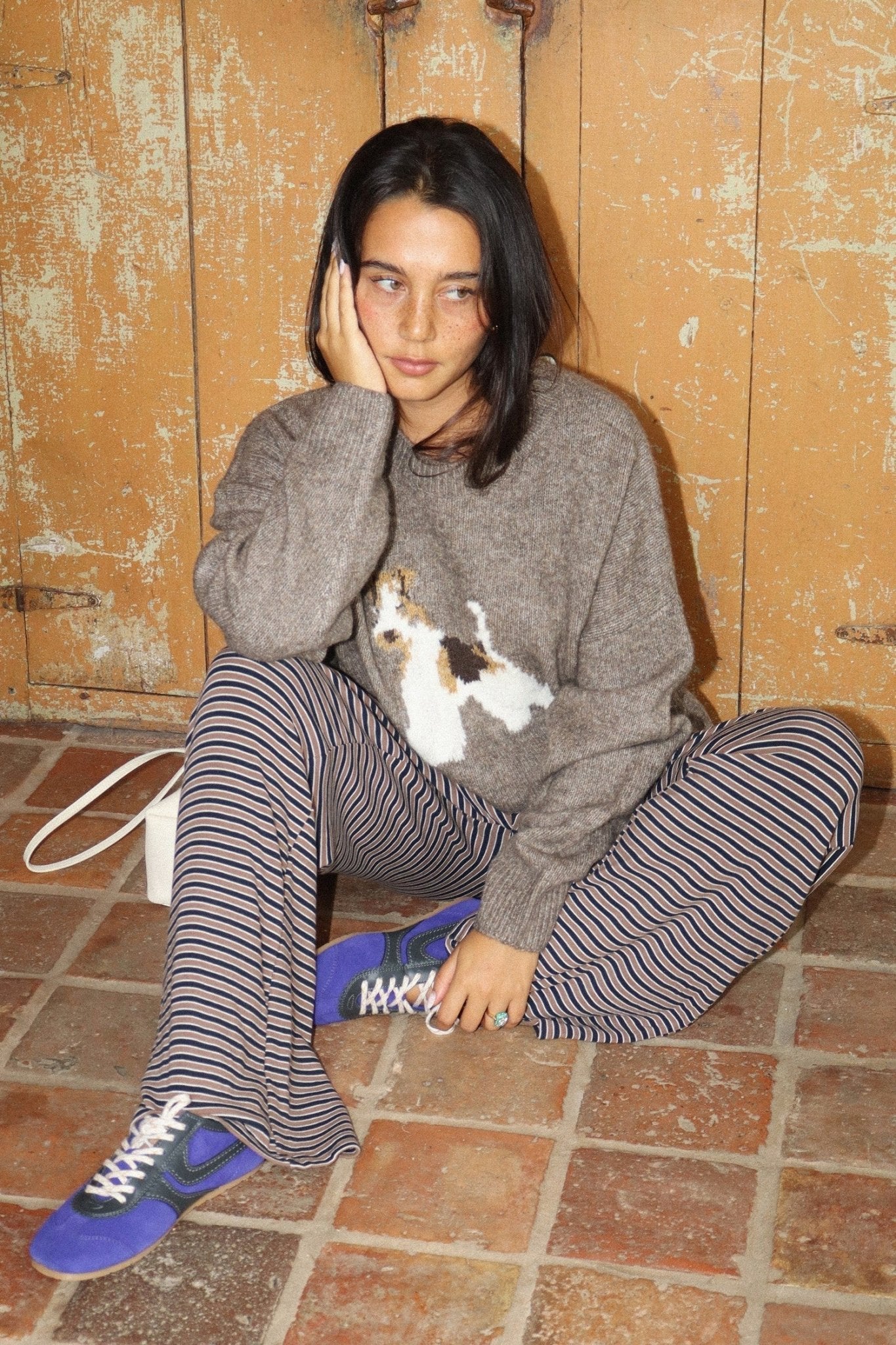 Sidekick Terrier Intarsia Sweater - Westly
