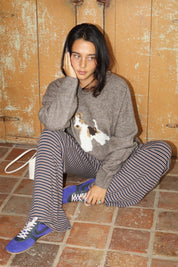 Sidekick Terrier Intarsia Sweater - Westly