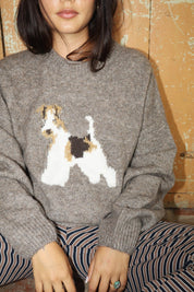 Sidekick Terrier Intarsia Sweater - Westly