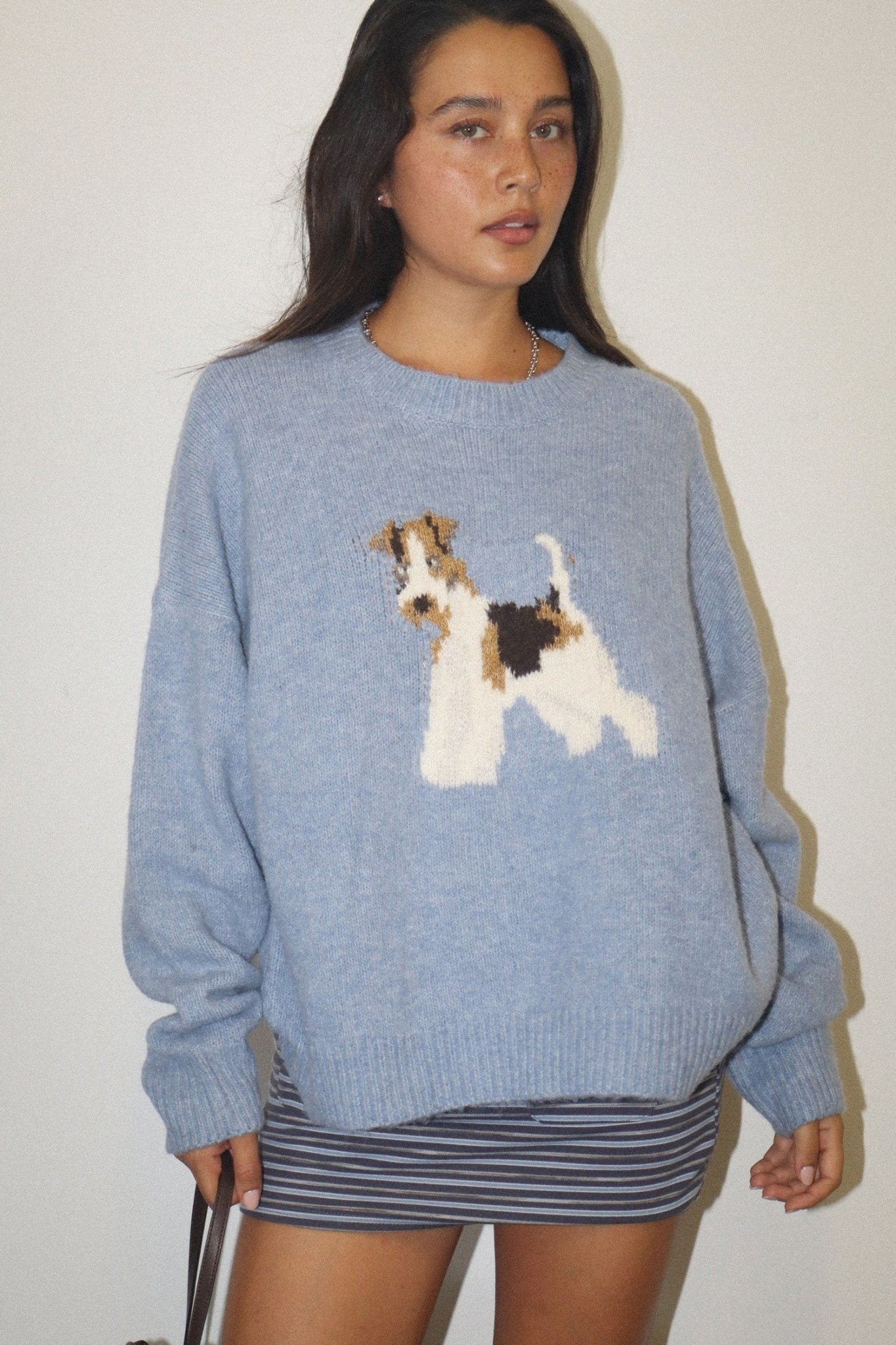 Sidekick Terrier Intarsia Sweater - Westly