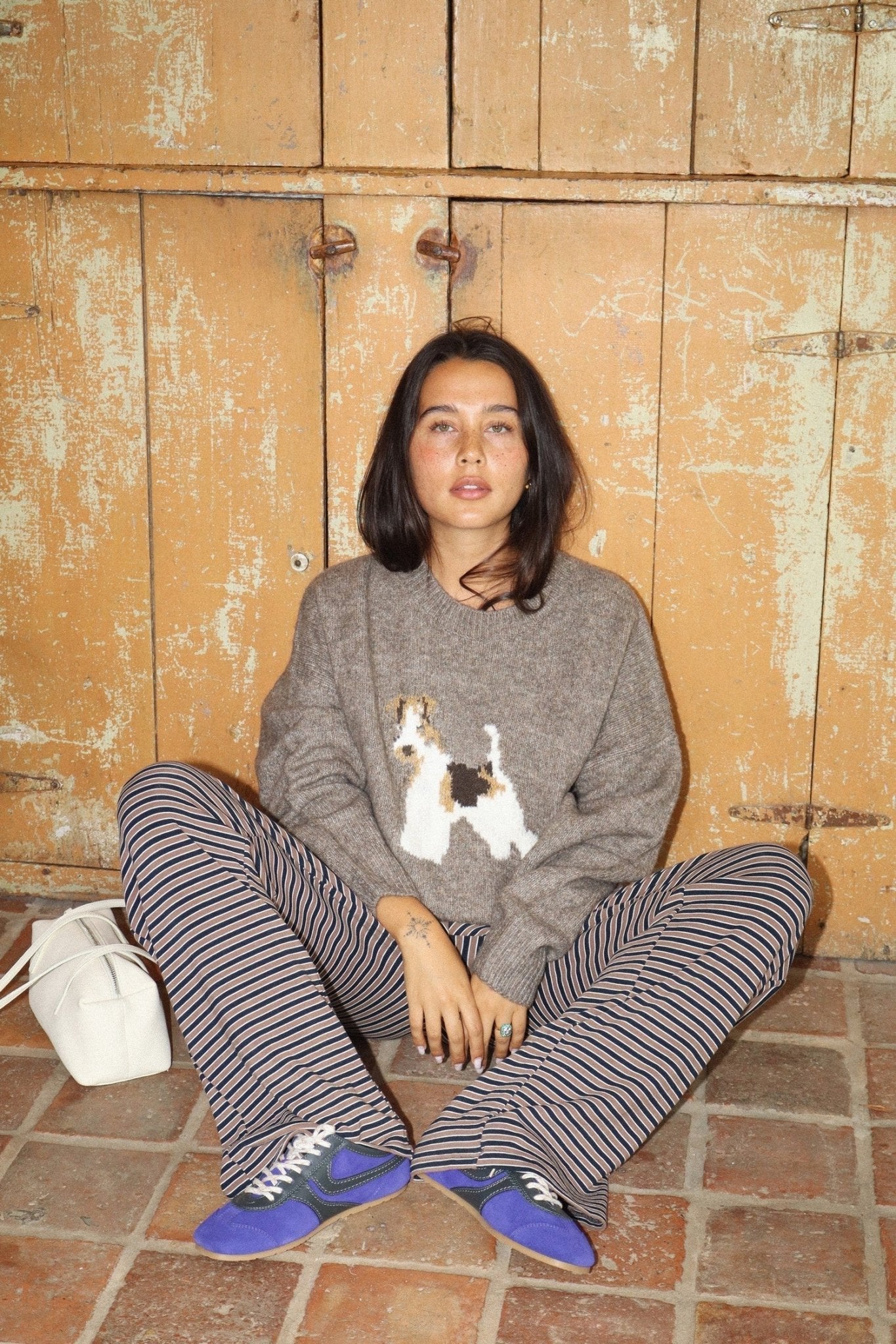 Sidekick Terrier Intarsia Sweater - Westly