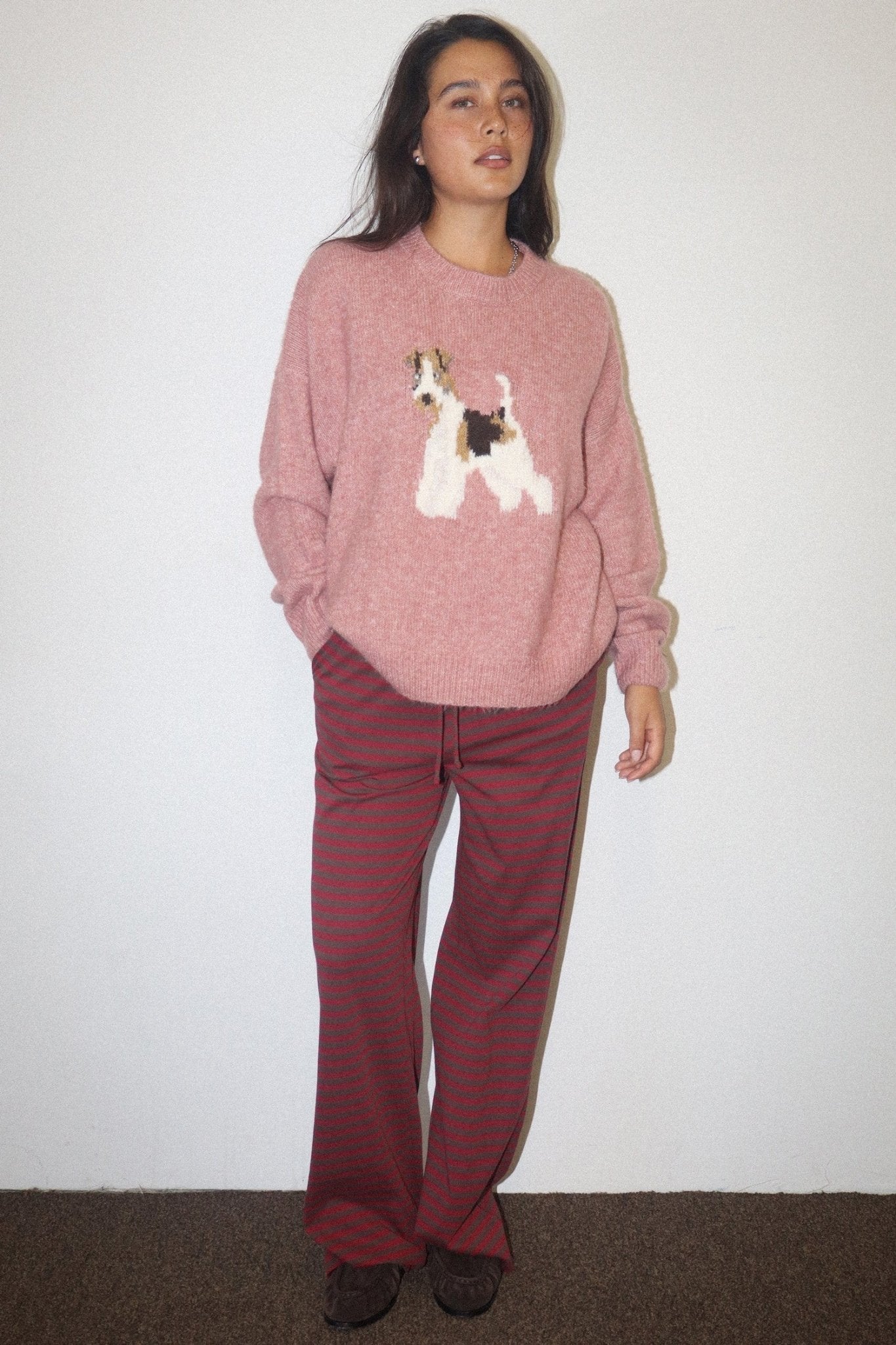 Sidekick Terrier Intarsia Sweater - Westly