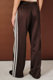 Sideline Lace Trim Track Pants - Westly