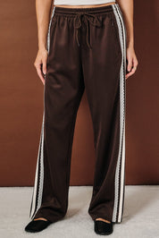 Sideline Lace Trim Track Pants - Westly