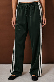 Sideline Lace Trim Track Pants - Westly