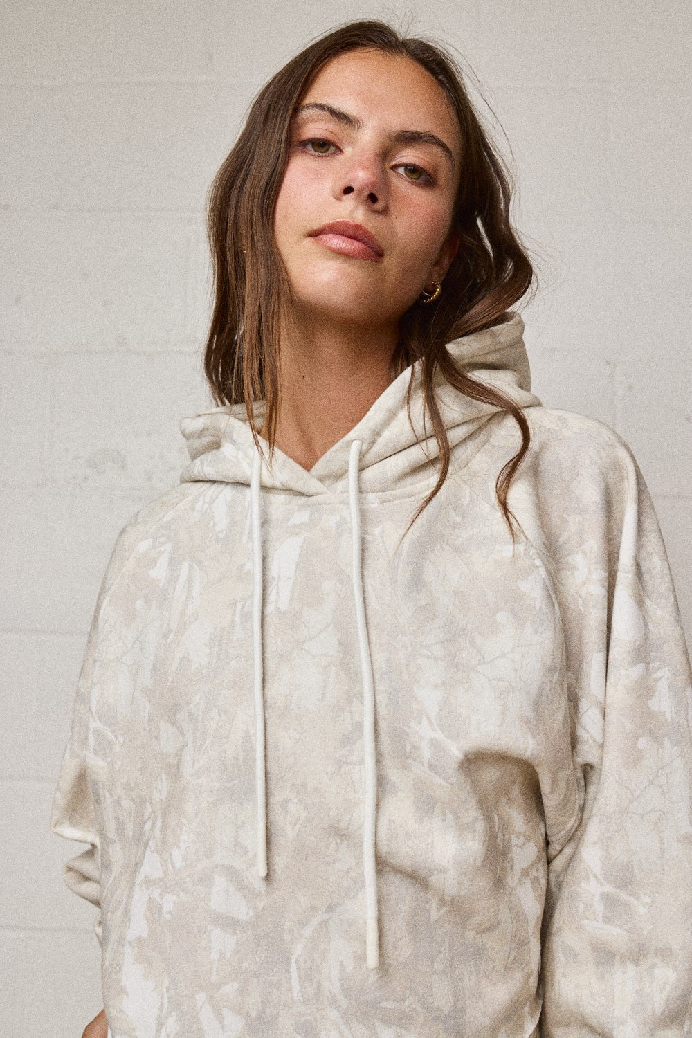 Sierra Camo Cropped Hoodie - Westly