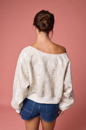 Sierra Camo Off - Shoulder Sweatshirt - Westly