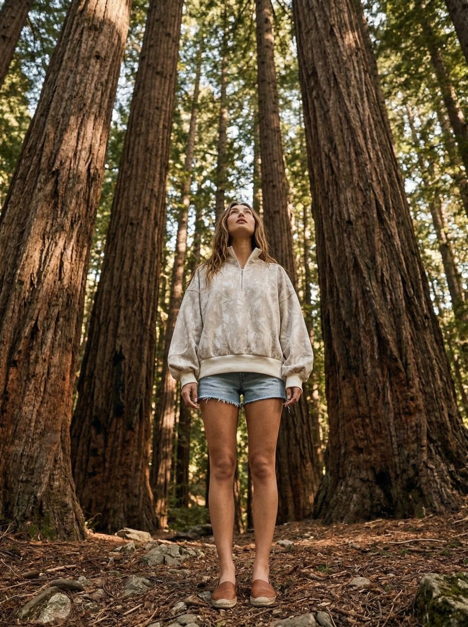 Sierra Half - Zip Camo Sweatshirt - Westly