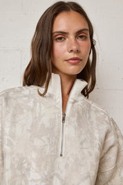 Sierra Half - Zip Camo Sweatshirt - Westly
