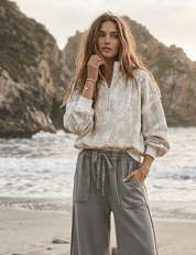 Sierra Half - Zip Camo Sweatshirt - Westly