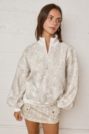 Sierra Half - Zip Camo Sweatshirt - Westly