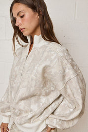 Sierra Half - Zip Camo Sweatshirt - Westly