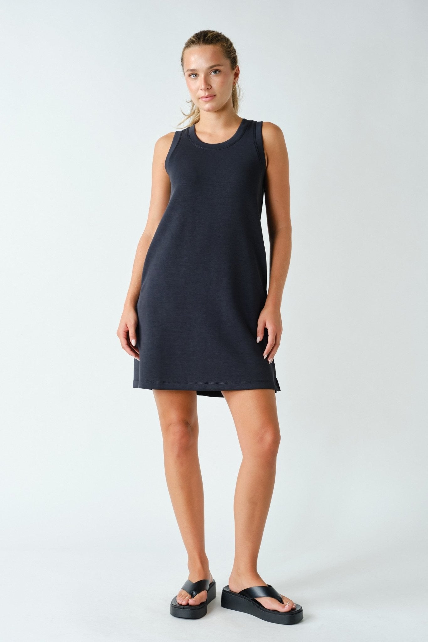 Siesta Scuba Shift Dress - Westly