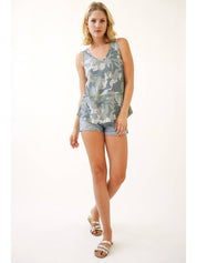 Silver Lake V - Neck Camo Tank - Westly
