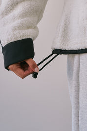 Ski Lodge Contrast Seam Half-Zip Sherpa - Westly