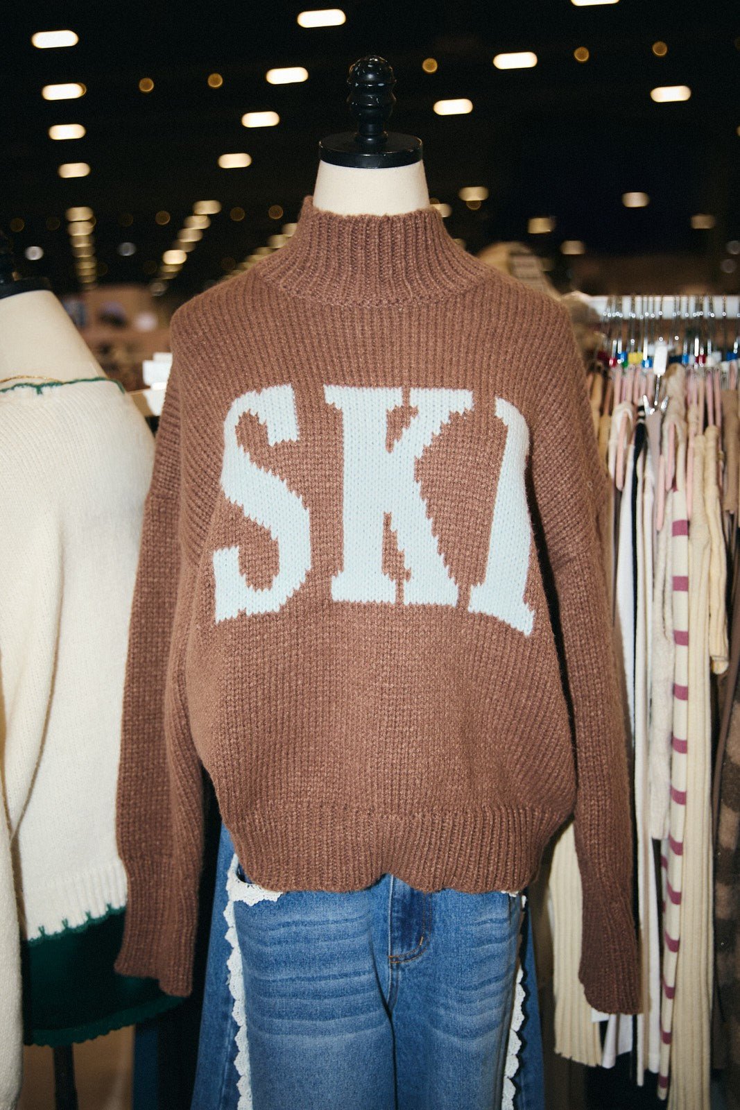 Ski Season Mock Neck Sweater - Westly