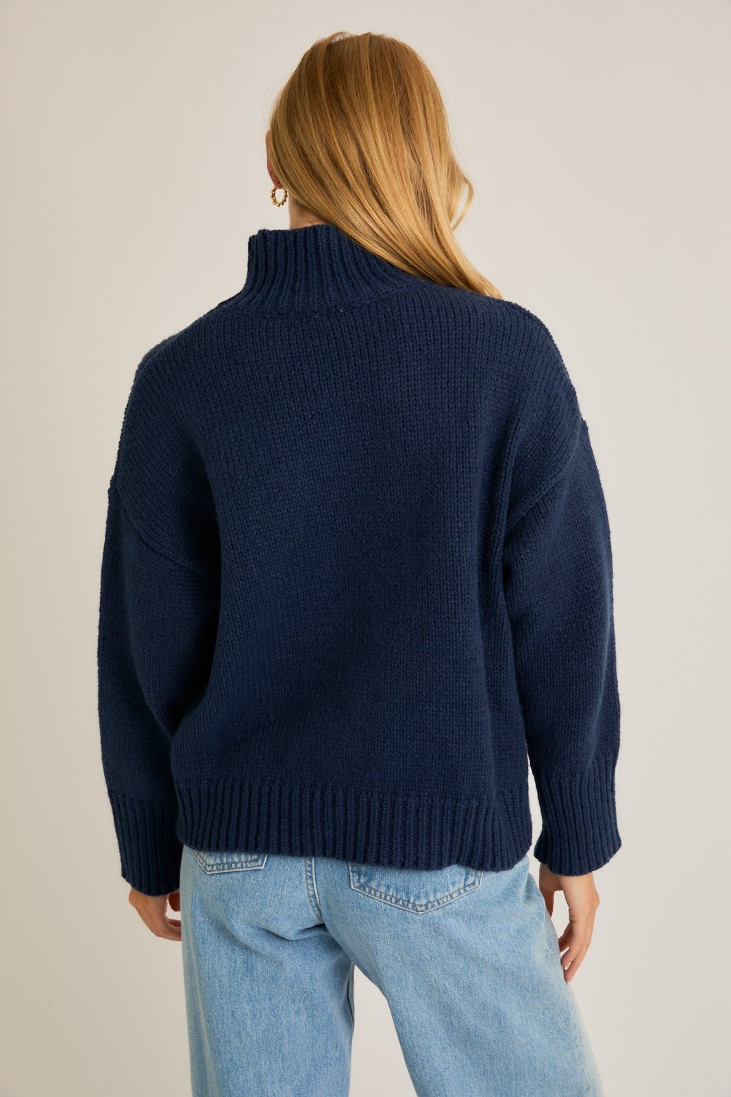 Ski Season Mock Neck Sweater - Westly