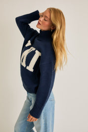 Ski Season Mock Neck Sweater - Westly