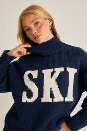 Ski Season Mock Neck Sweater - Westly