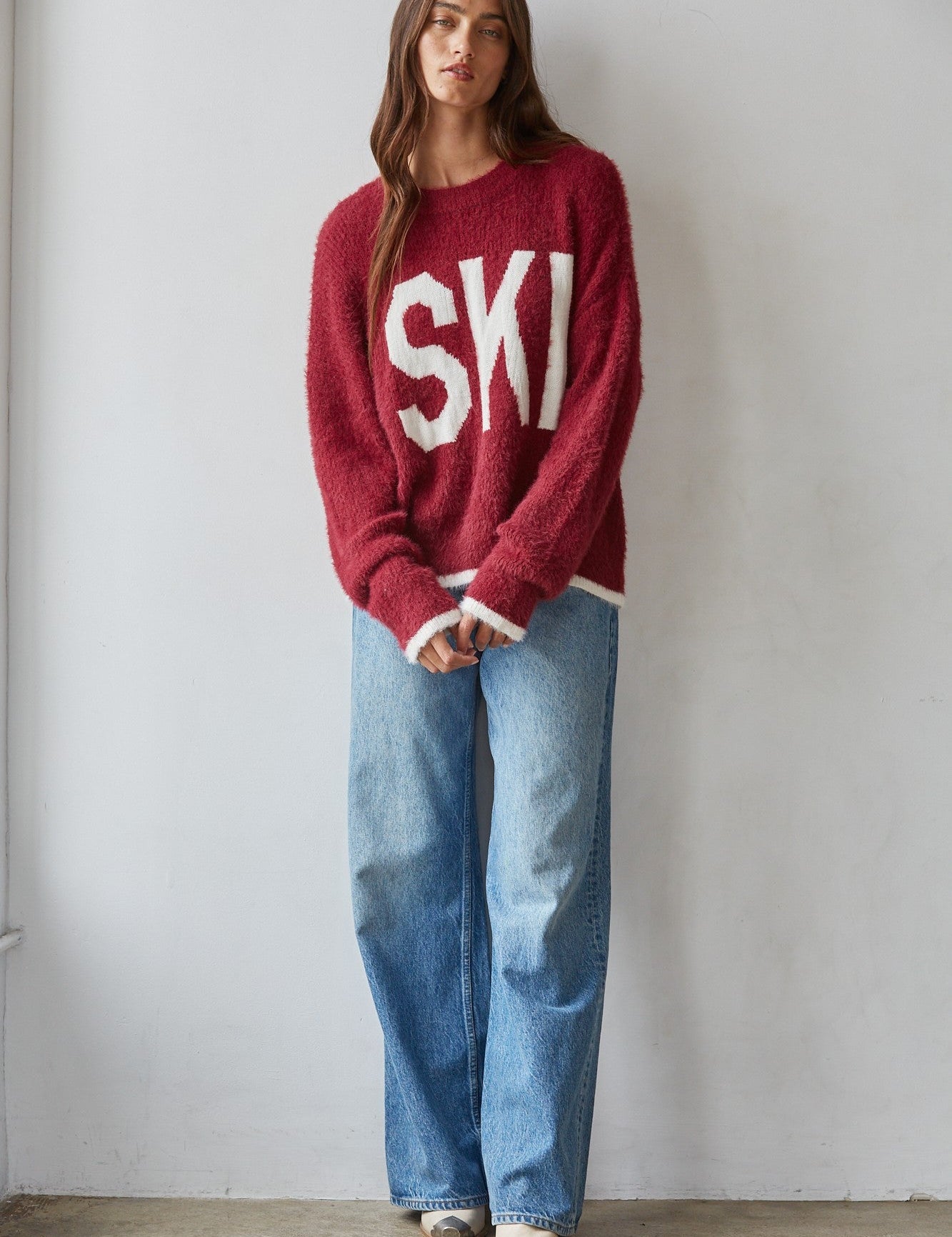 Ski Society Oversized Graphic Ski Sweater - Westly