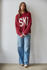 Ski Society Oversized Graphic Ski Sweater - Westly