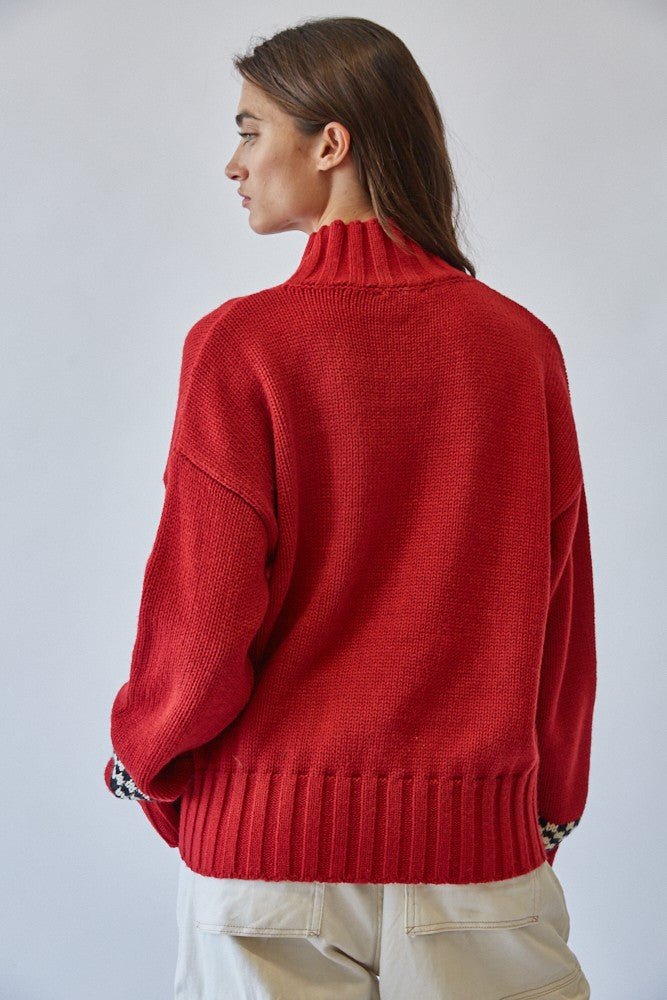 Ski Ya Later Oversized Turtleneck Sweater - Westly