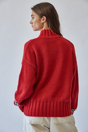 Ski Ya Later Oversized Turtleneck Sweater - Westly