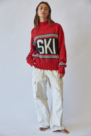 Ski Ya Later Oversized Turtleneck Sweater - Westly
