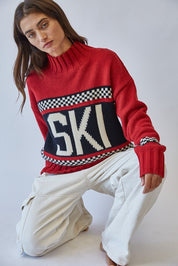 Ski Ya Later Oversized Turtleneck Sweater - Westly