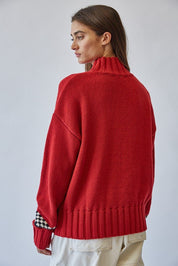 Ski Ya Later Oversized Turtleneck Sweater - Westly