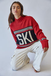 Ski Ya Later Oversized Turtleneck Sweater - Westly