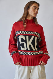 Ski Ya Later Oversized Turtleneck Sweater - Westly