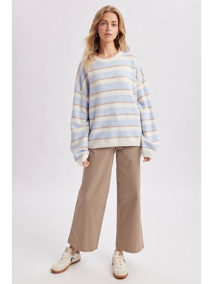 Skye Multi Striped Sweater - Westly