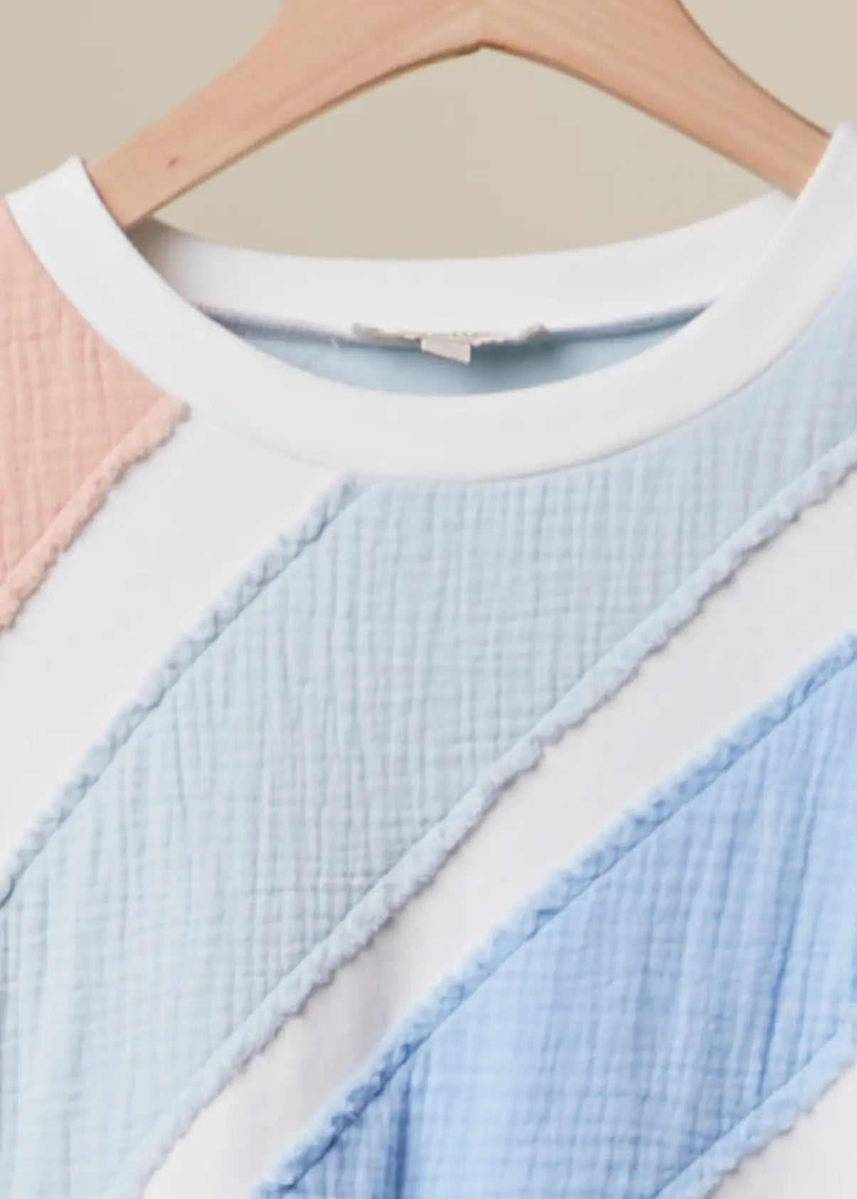 Skyline Colorblock Textured Pullover Top - Westly