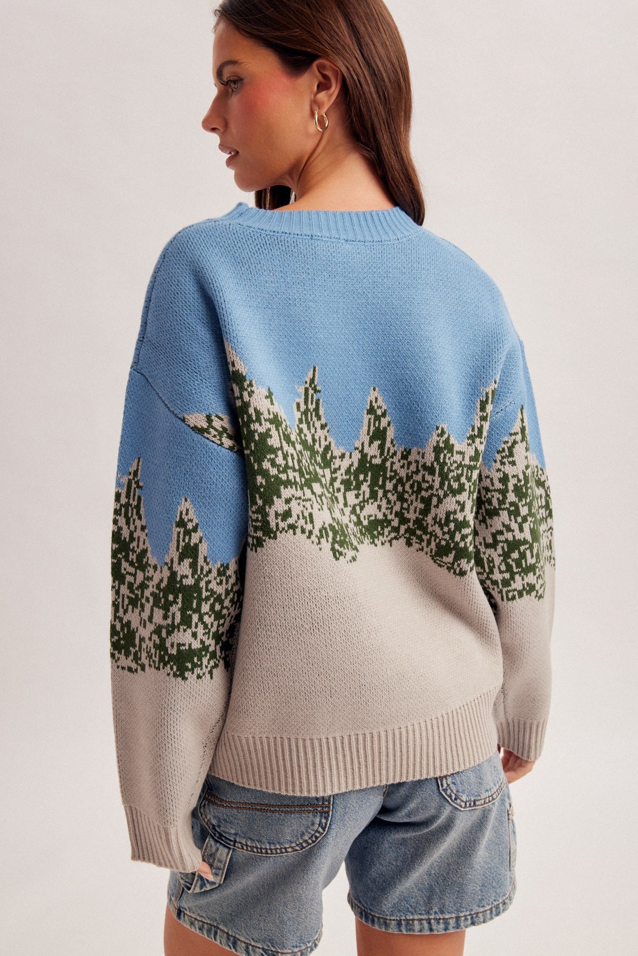 Slalom Ski Bear Crewneck Sweater - Westly