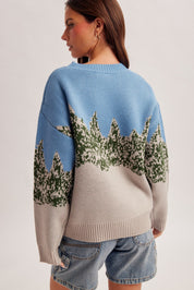 Slalom Ski Bear Crewneck Sweater - Westly