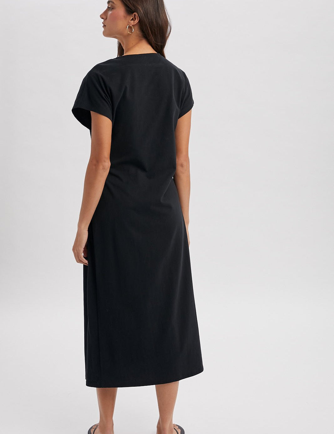 Sloan Tie Midi Dress - Westly