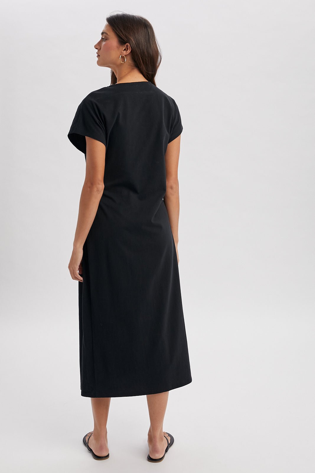 Sloan Tie Midi Dress - Westly