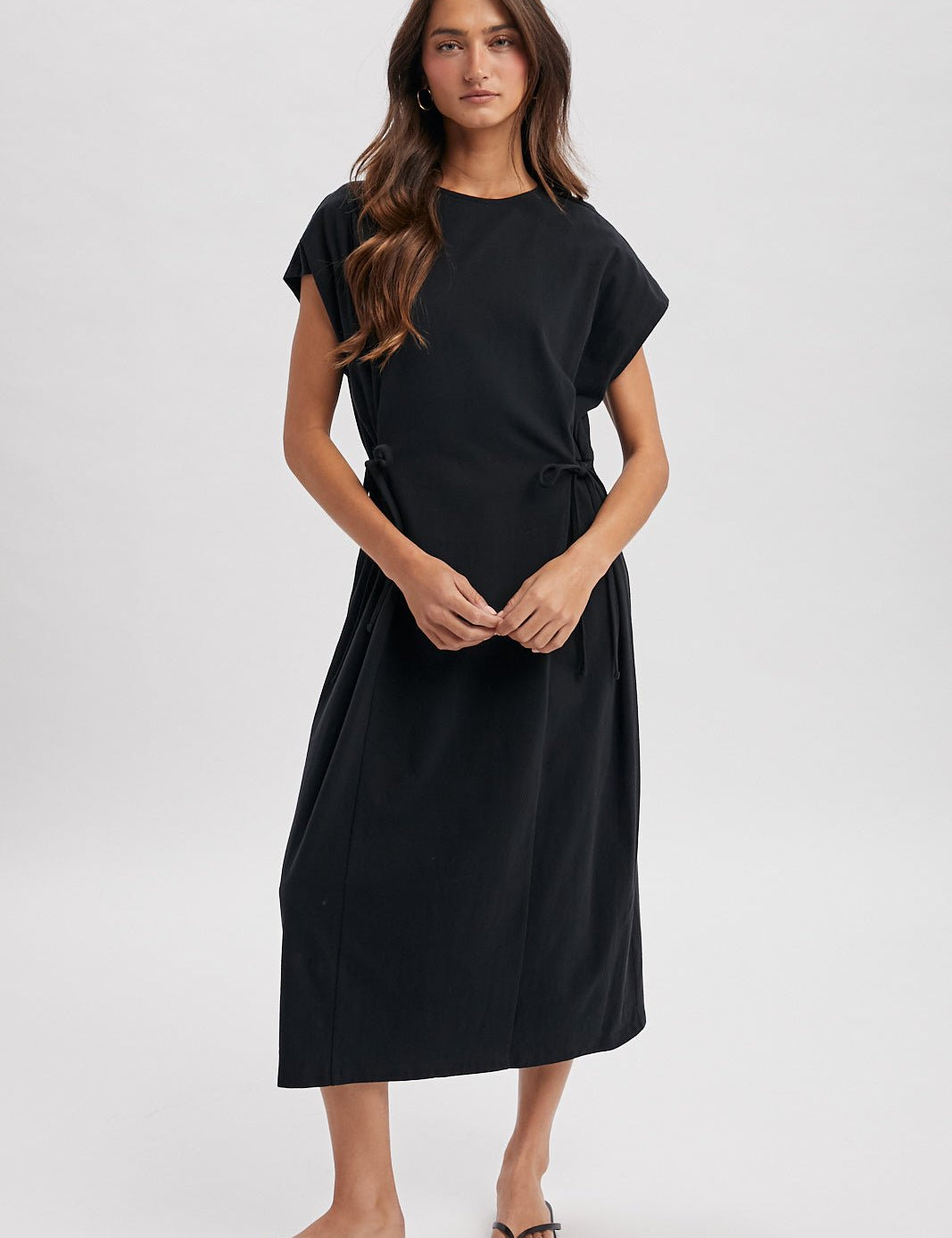 Sloan Tie Midi Dress - Westly