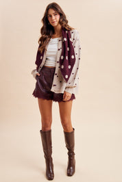 Sloane Lace Trimmed Faux Leather Pleated Shorts - Westly