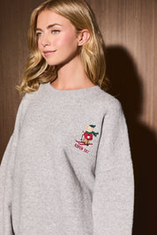 Slope Side Embroidered Ski Bear Sweater - Westly
