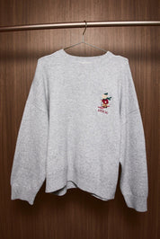 Slope Side Embroidered Ski Bear Sweater - Westly
