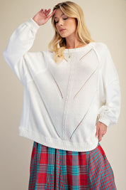 Slow Burn Washed Knit Sweater - Westly