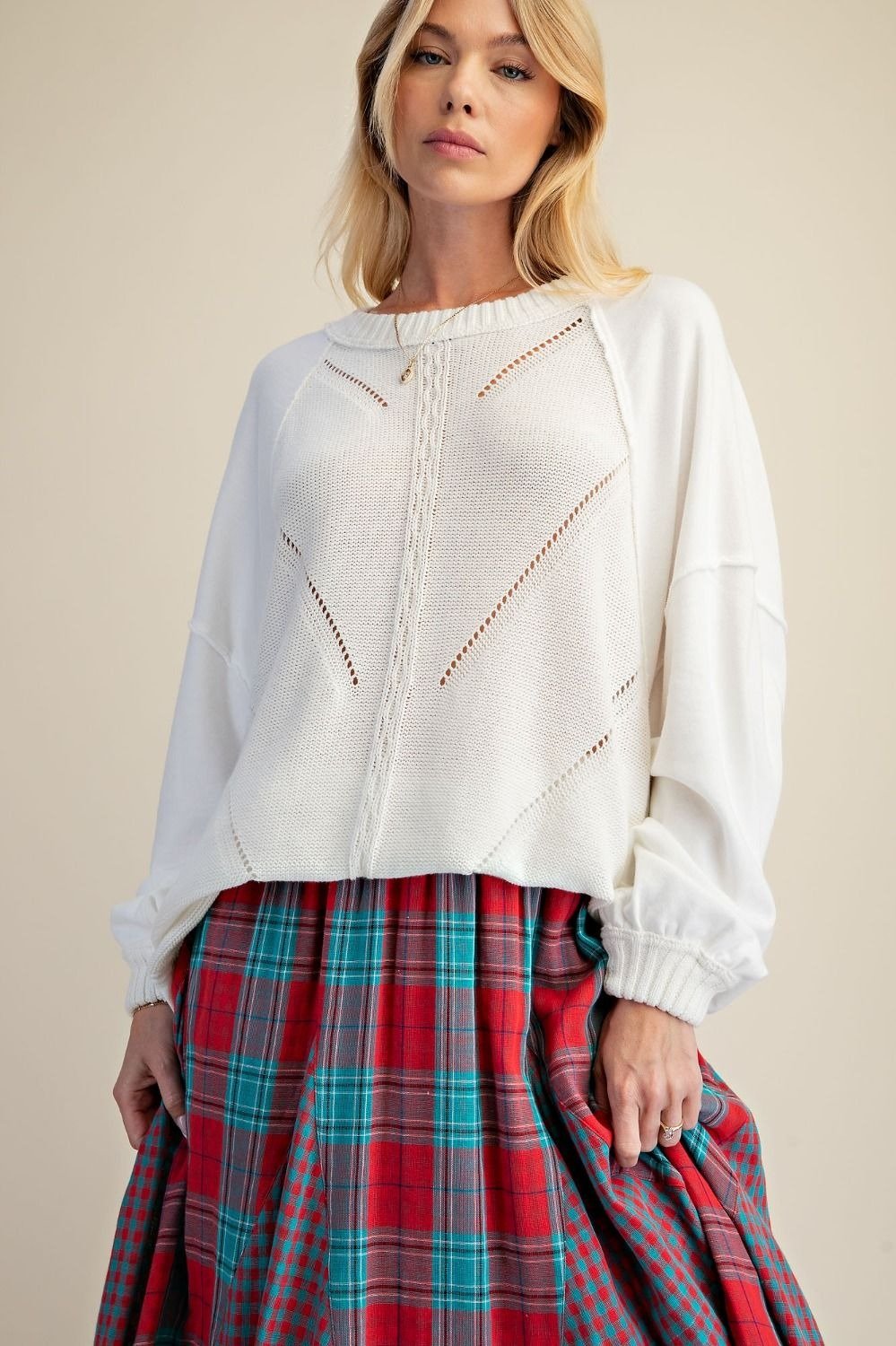 Slow Burn Washed Knit Sweater - Westly